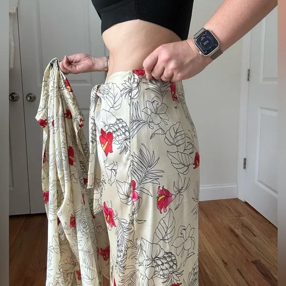 Zara Tropical Printed Skirt Set - Picture 9 of 12